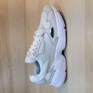 Adidas Falcon White Gray Running Shoes Art B28128